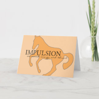 IMPULSION 5x7 GREETING CARD