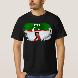Imran Khan - Pakistan PTI Party Flag T-Shirt