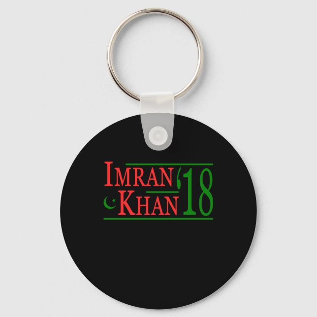 Imran Khan PTI 2018 Pakistan Key Ring (Front)