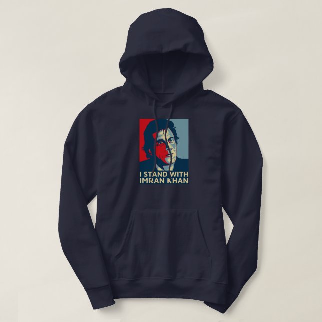 Imran Khan PTI Party Pakistan Support Freedom  Hoodie (Design Front)
