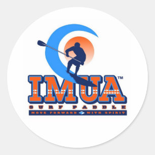 Imua Surf Paddle - Sticker Hawaii