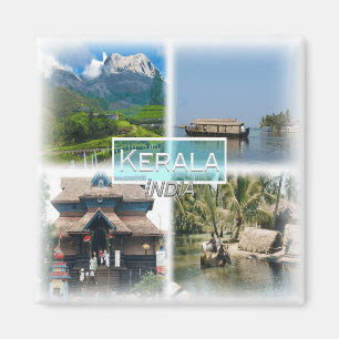 IN0036Asia, India Kerala, fridge Magnet