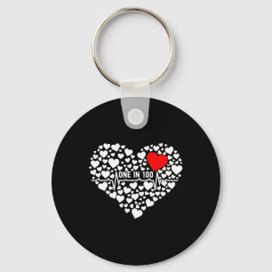 In 100 Chd Warrior Congenital Heart Disease Awaren Key Ring