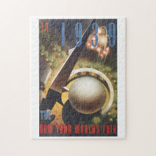 In 1939 New York's World's Fair Vintage Travel Pos Jigsaw Puzzle