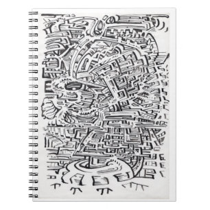 In a Between-place, ink drawing Notebook