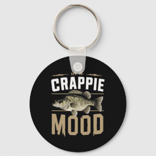 In A Crappie Mood Funny Fishing Key Ring