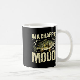 In A Crappie Mood Funny Fishing Retro Coffee Mug