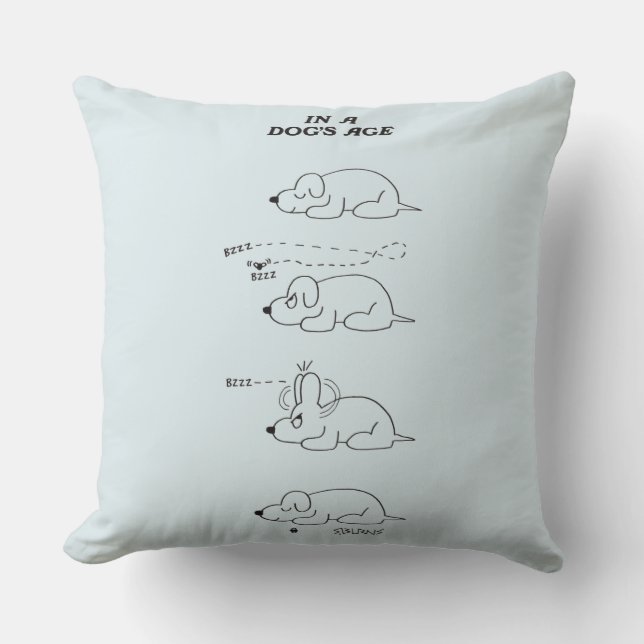 In a Dog's Age Cushion (Front)