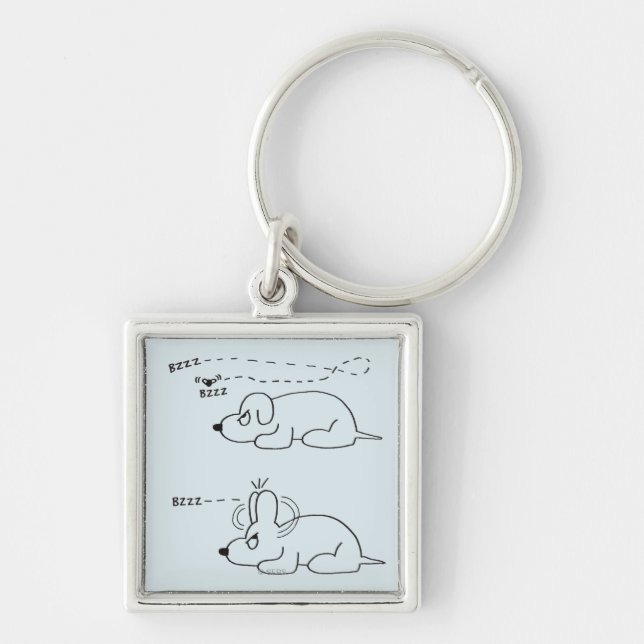In a Dog's Age Key Ring (Front)