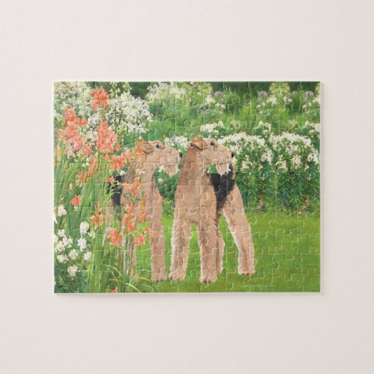 In a Flower Garden Jigsaw Puzzle | Zazzle.com.au