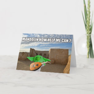 In a galaxy far,far away  card