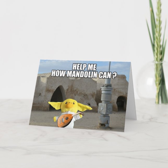 In a galaxy far,far away  card (Front)