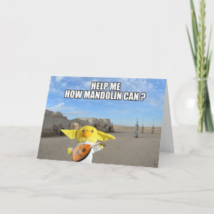 In a galaxy far,far away. Greeting card