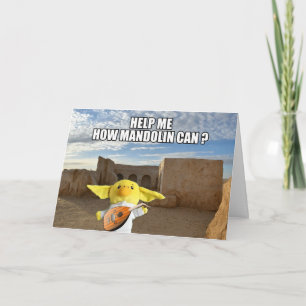 In a galaxy far,far away. Greeting card