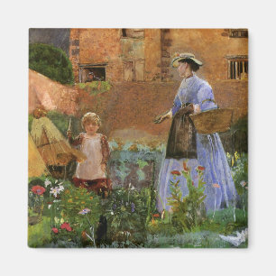 In a Garden at Cookham by George John Pinwell Magnet