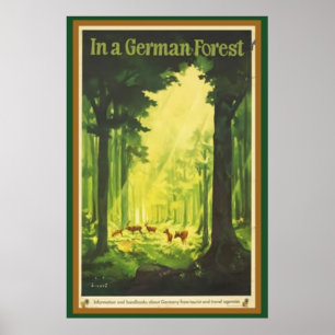 In a German Forest Poster