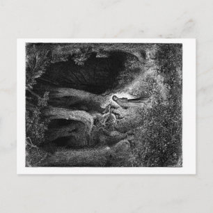 in a gloomy wood postcard