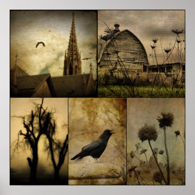 In A Gothic World Poster (Front)