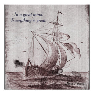 In A Great Mind Ship Poster