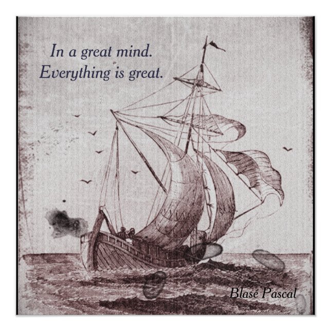In A Great Mind Ship Poster (Front)