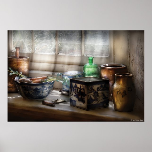 In a kitchen window poster (Front)