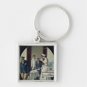 In a military Hospital Key Ring