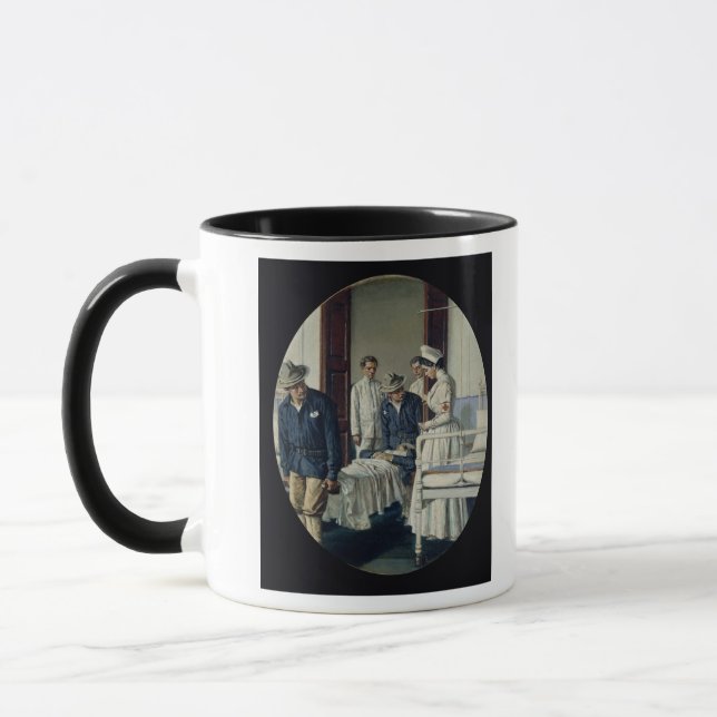 In a military Hospital Mug (Left)