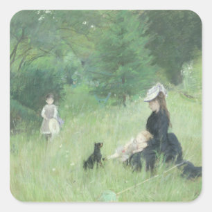 In a Park, c.1874 Square Sticker