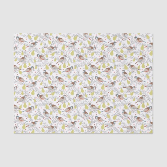 In a Pear Tree Tissue Paper (Front)