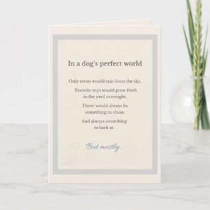 In a Perfect World Dog Father's Day Bully Breed Card