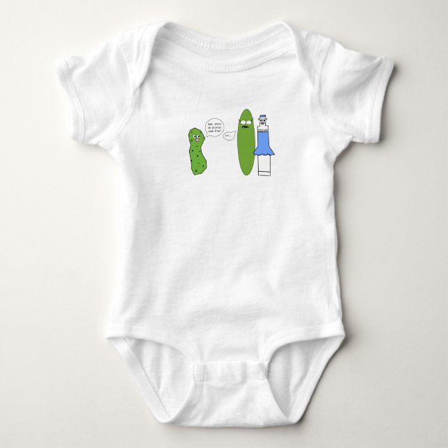 In A Pickle Baby Bodysuit (Front)