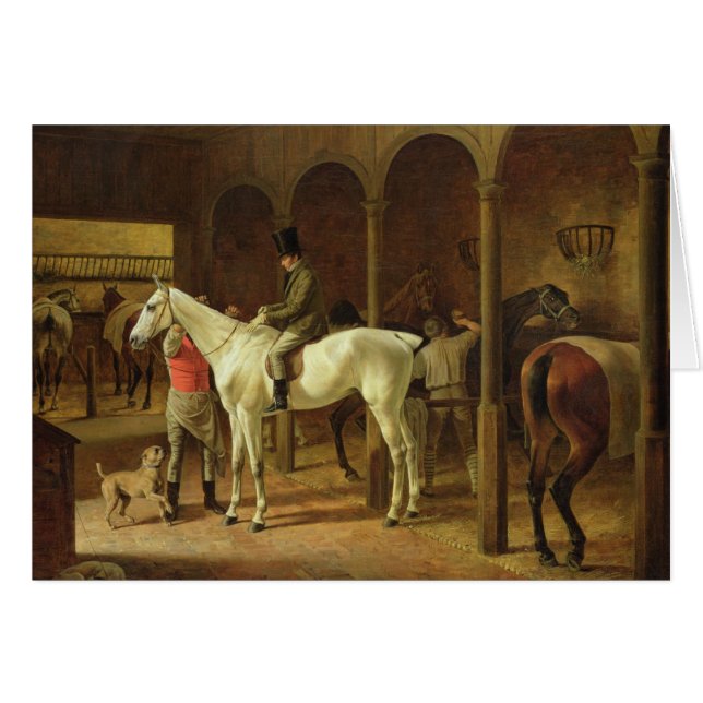 In a Stable (Front Horizontal)