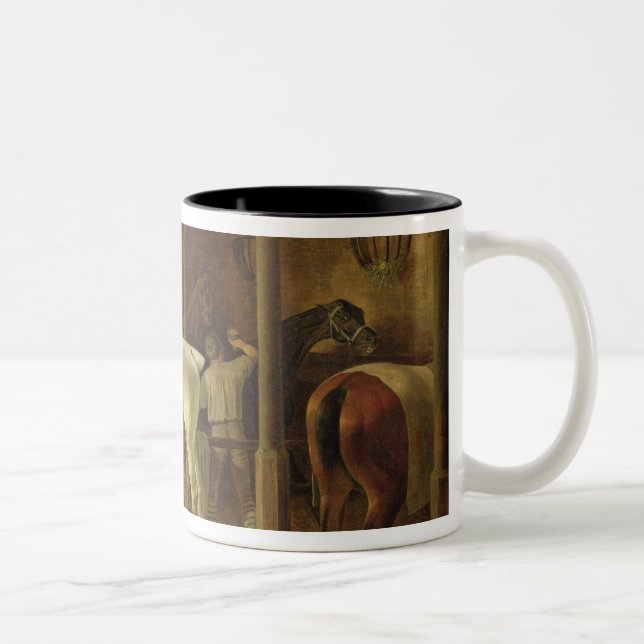 In a Stable Two-Tone Coffee Mug (Right)