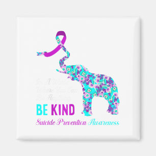 In A World Be Kind Support Suicide Prevention Awar Magnet