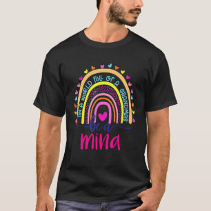 In A World Full Of Granmas Be A mina Rainbow T-Shirt