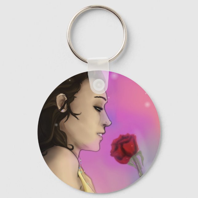 In a World of Love Key Ring (Front)