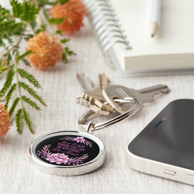 In a world where you can be anything.. Be Kind Key Ring (Side)