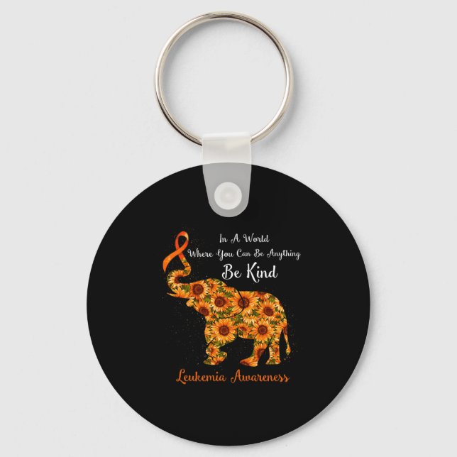 In A World Where You Can Be Anything Be Kind Leuke Key Ring (Front)