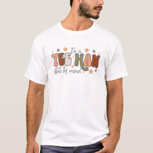 In A Yeehaw State Of Western Mind Retro Cowgirl Co T-Shirt