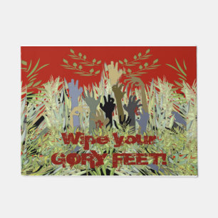 In A Zombie Garden Doormat