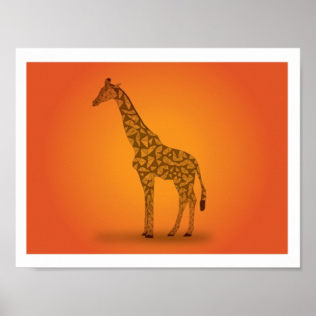 In Africa - Giraffe Poster (Front)
