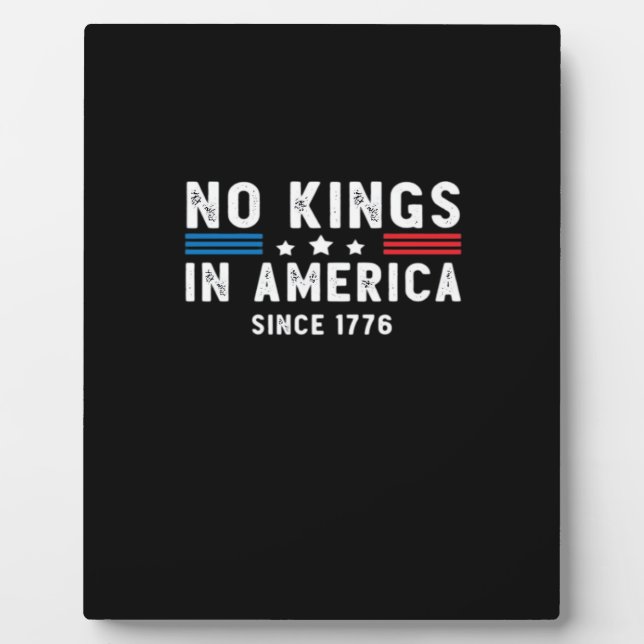 In America Presidents Are Not Kings Minimal Clean Plaque (Front)