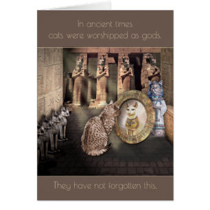 In Ancient Times, Cats were worshipped as Gods...