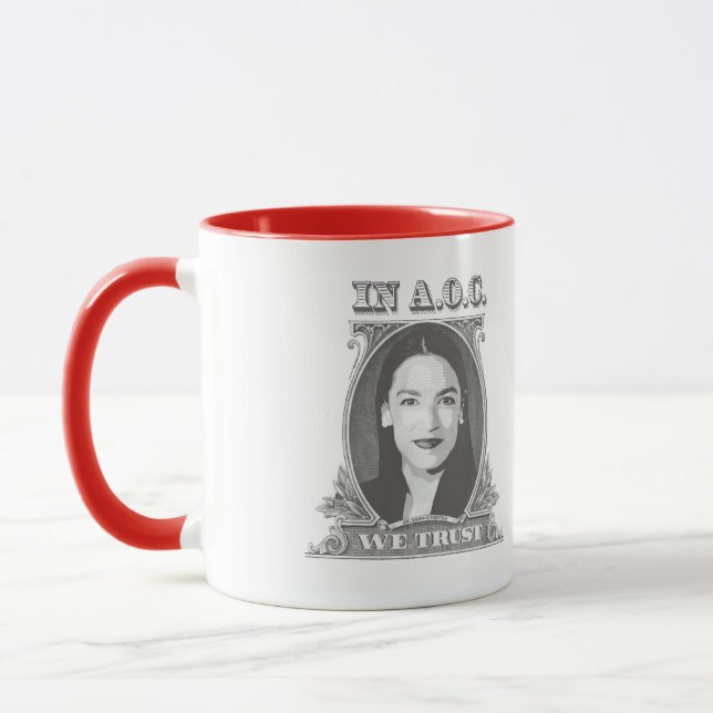In AOC we Trust Mug (Left)