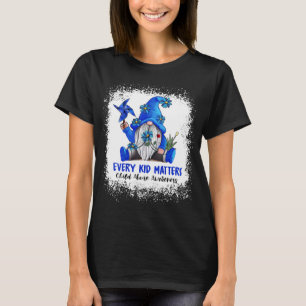 In April We Wear Blue Autism Awareness Month Rainb T-Shirt
