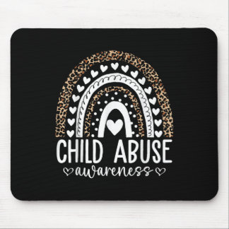 In April We Wear Blue Cool Child Abuse Prevention  Mouse Pad
