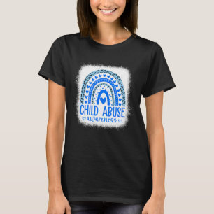 In April We Wear Blue Cool Child Abuse Prevention T-Shirt