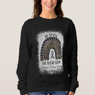 In April We Wear Gray Parkinson Disease Awareness Sweatshirt