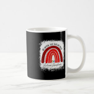 In April We Wear Red Instead Autism People Accepta Coffee Mug