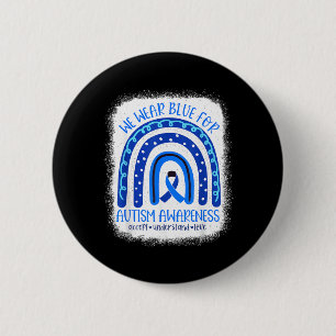 in April Wear Blue Autism Awareness Men Women Kids 6 Cm Round Badge